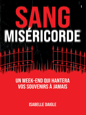 cover image of SANG MISÉRICORDE Tome 1